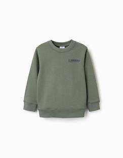 -Sweat en molleton avec imprimé zy en relief