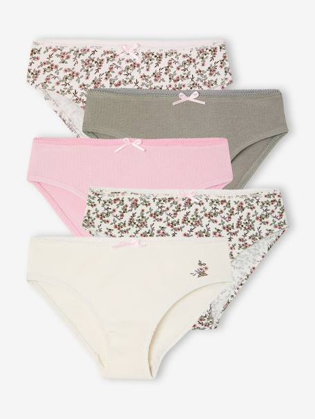 Fille-Lot de 5 culottes fille