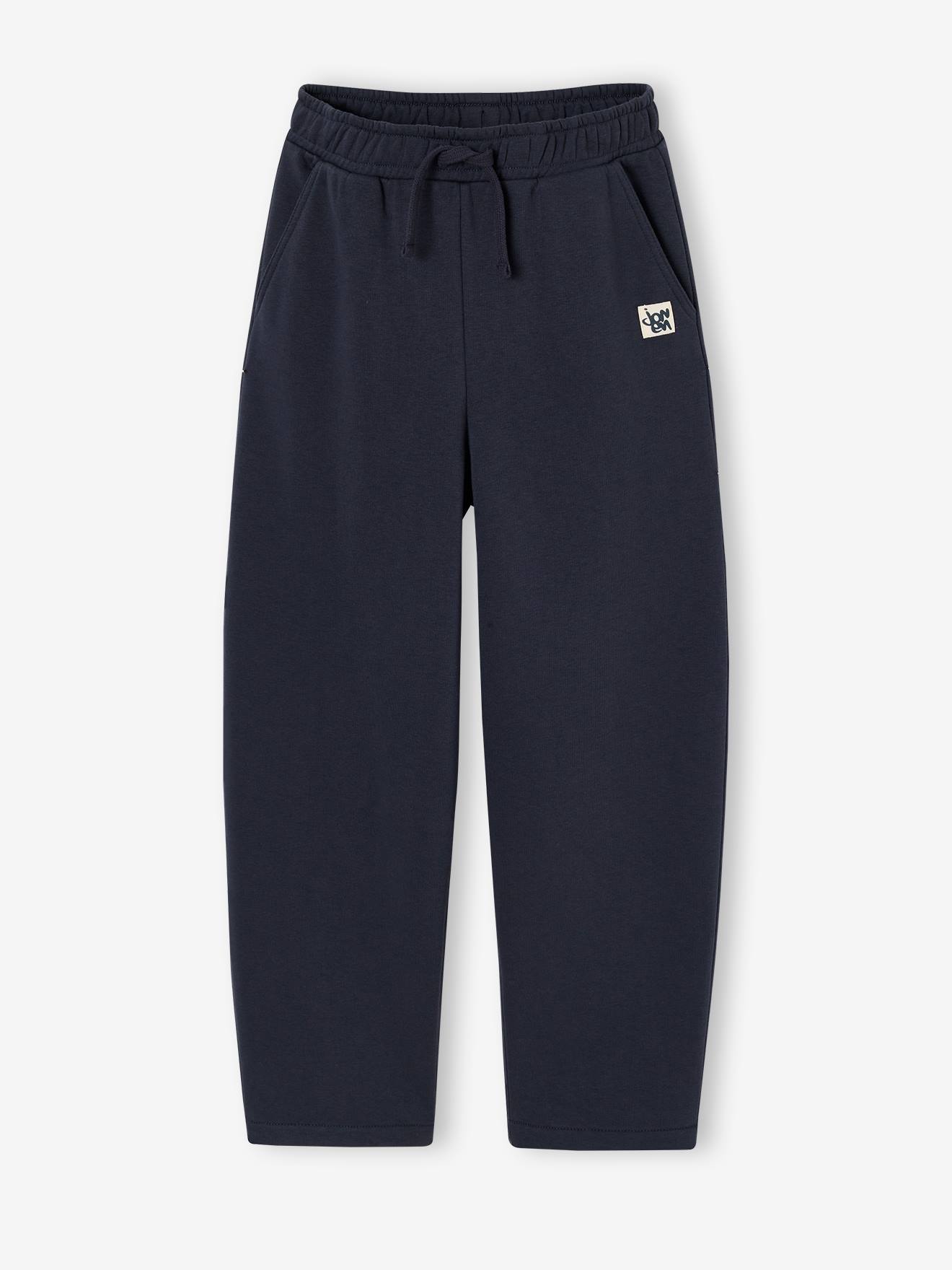 Pantalon jogging balloon garçon gris ardoise