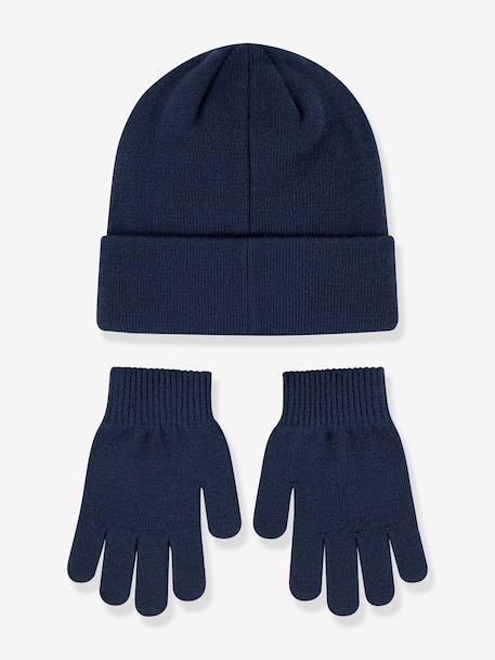 Garçon-Accessoires-Ensemble bonnet et gants