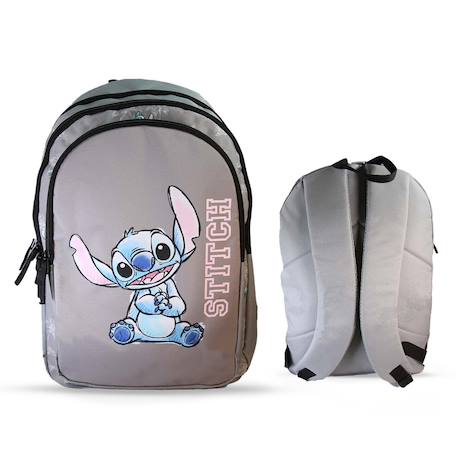 Fille-Accessoires-Fourniture scolaire-Cartable-Sac à dos scolaire 2 compartiments Disney Stitch