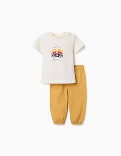 -Pyjama à manches courtes avec imprimé voitures de course