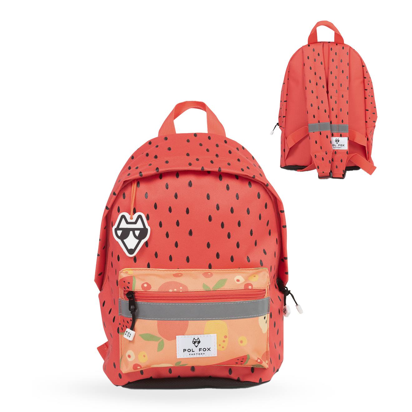 Mini Sac À Dos De Maternelle Tutti Frutti Rouge