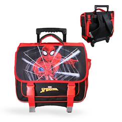 Cartable à roulettes 2 compartiments Marvel Spider Man - 38 cm  - vertbaudet enfant