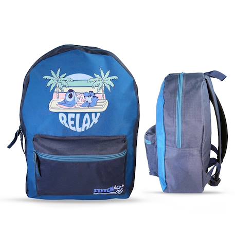 Sac à dos scolaire Disney Stitch Relax  - vertbaudet enfant