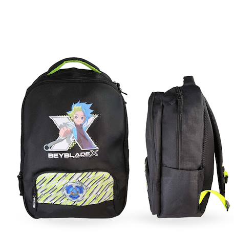 Garçon-Sac à dos scolaire 2 compartiments Beyblade X - 38 cm
