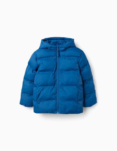 Garçon-Manteau-Doudoune-Doudoune thermique avec capuche et poches