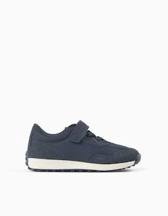 Chaussures-Baskets bi-matière avec semelle antidérapante