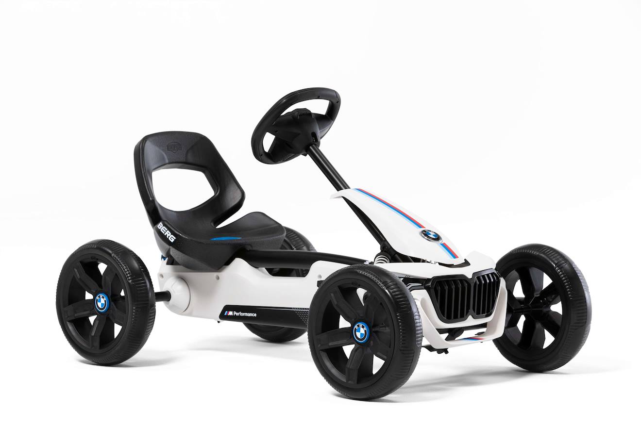 Kart À Pédales Pour Enfants, 2+ Ans, Reppy Bmw White/blue Kart À Pédales Pour Enfants, 2+ Ans, Reppy Bmw White/blue