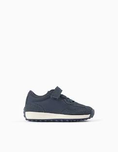 Chaussures-Baskets bi-matière avec semelle antidérapante