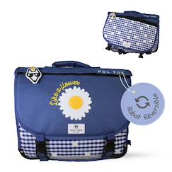 Cartable réversible 2 compartiments Daisy- 38 cm  - vertbaudet enfant