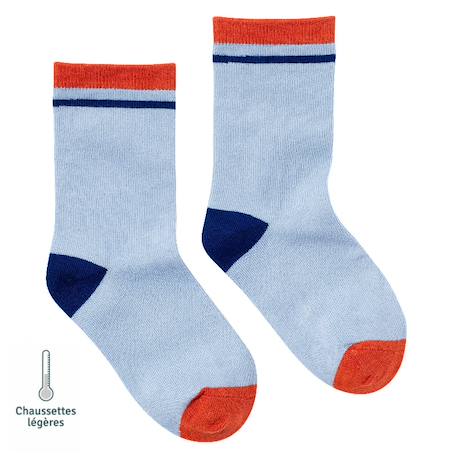 Fille-Chaussettes sans couture unies