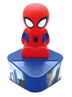 Jouet-Enceinte bluetooth avec figurine lumineuse de spiderman
