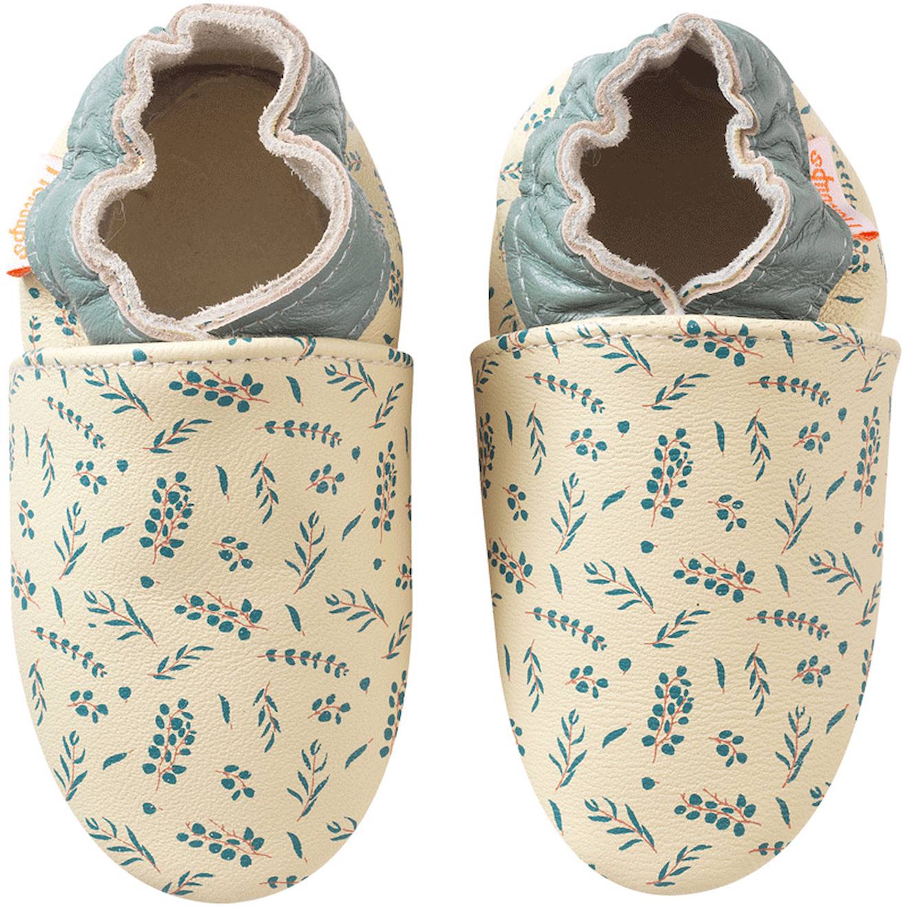 Chaussons Bb Cuir Souple Jo Leucalyptus Beige 28 €