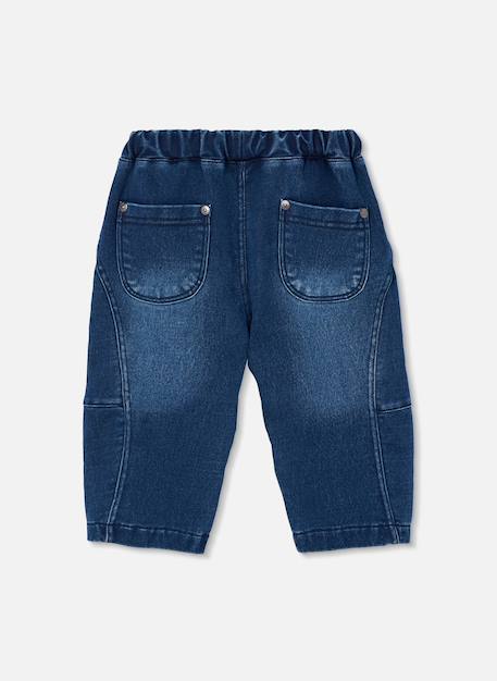 Pantalon denim garçon avec cordon Bleu 3 - vertbaudet enfant 