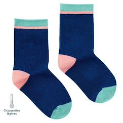 Chaussettes sans couture unies  - vertbaudet enfant