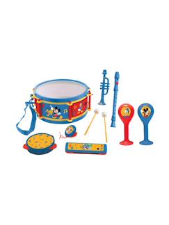 Jouet-Activités artistiques et musicales-Instruments de musique-Coffret musical enfant 7 instruments - Mickey Mousse