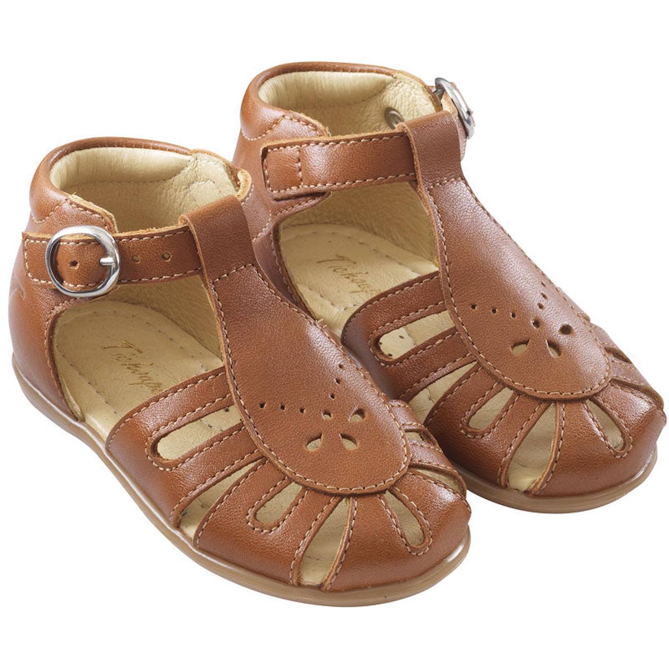 Sandales Cuir Enfant Suzie Marron Sandales Cuir Enfant Suzie Marron