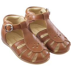 Sandales cuir enfant suzie  - vertbaudet enfant