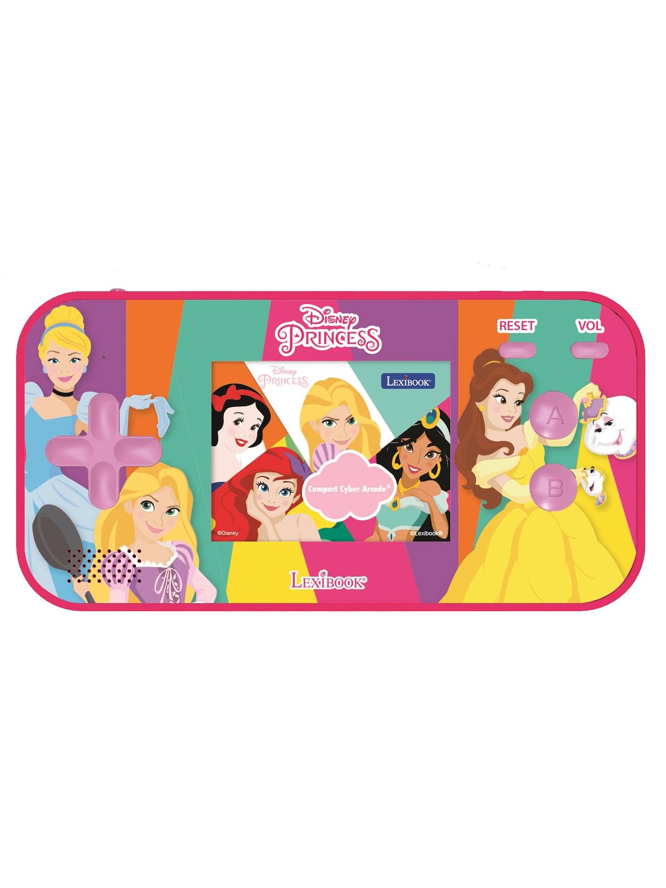 Console De Jeux Portable Couleur Disney Princesse Cyber Arcade Pocket Multicolore