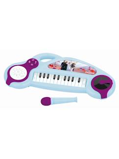 Jouet-Activités artistiques et musicales-Instruments de musique-Piano électronique la reine des neiges avec effets lumineux et microphone