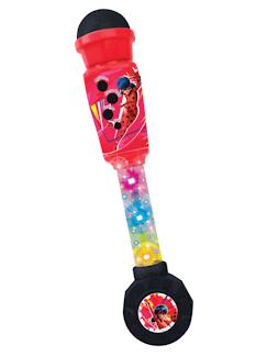 Jouet-Microphone miraculous avec tube lumineux et enceinte