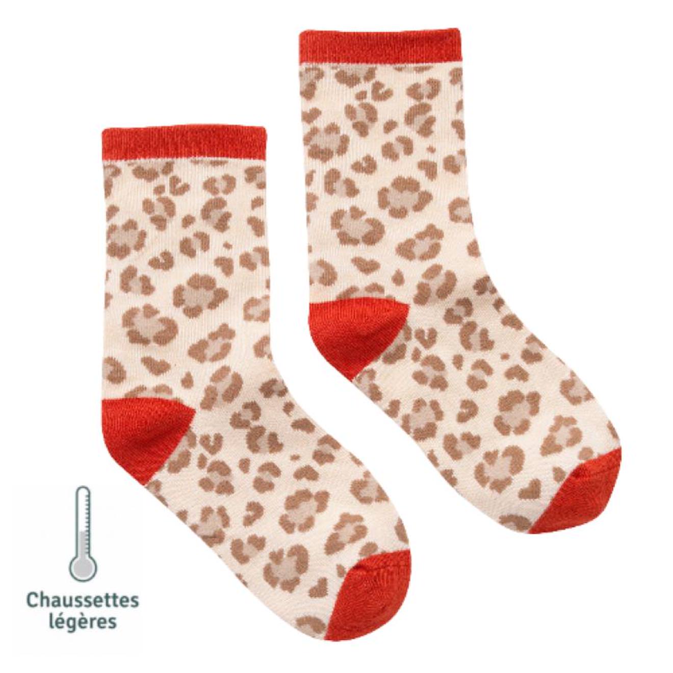 Chaussettes Sans Couture Lopard Beige 8 €