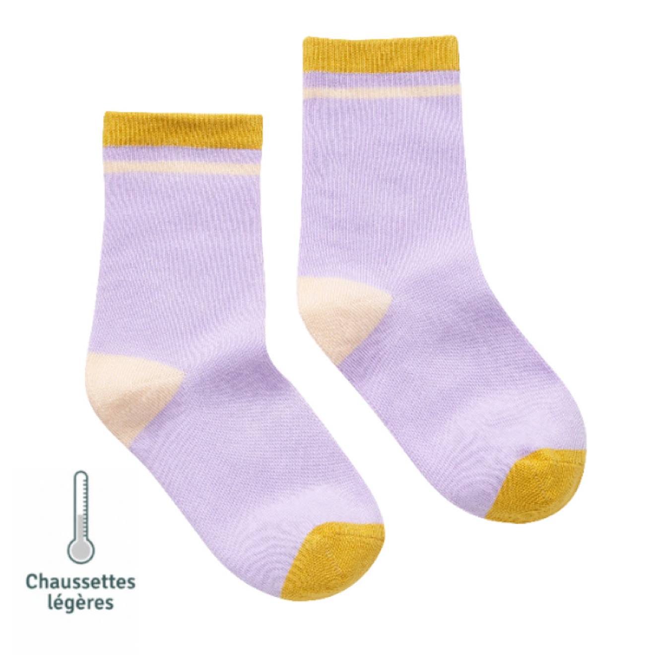 Chaussettes Sans Couture Unies Vert 8 €