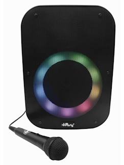 -Enceinte bluetooth iparty avec micro et effets lumineux multicolores