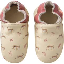 Chaussons bébé cuir souple gaëlle les gazelles  - vertbaudet enfant