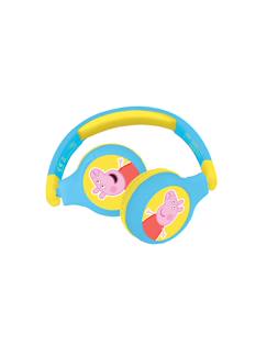 Casque 2 en 1 peppa pig bluetooth et filaire confortable et pliable avec limitation de son  - vertbaudet enfant