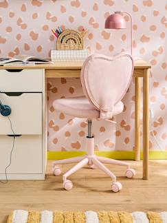 -Chaise à roulette enfant cœur