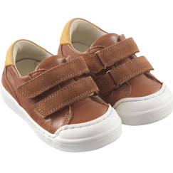Baskets cuir enfant happy  - vertbaudet enfant