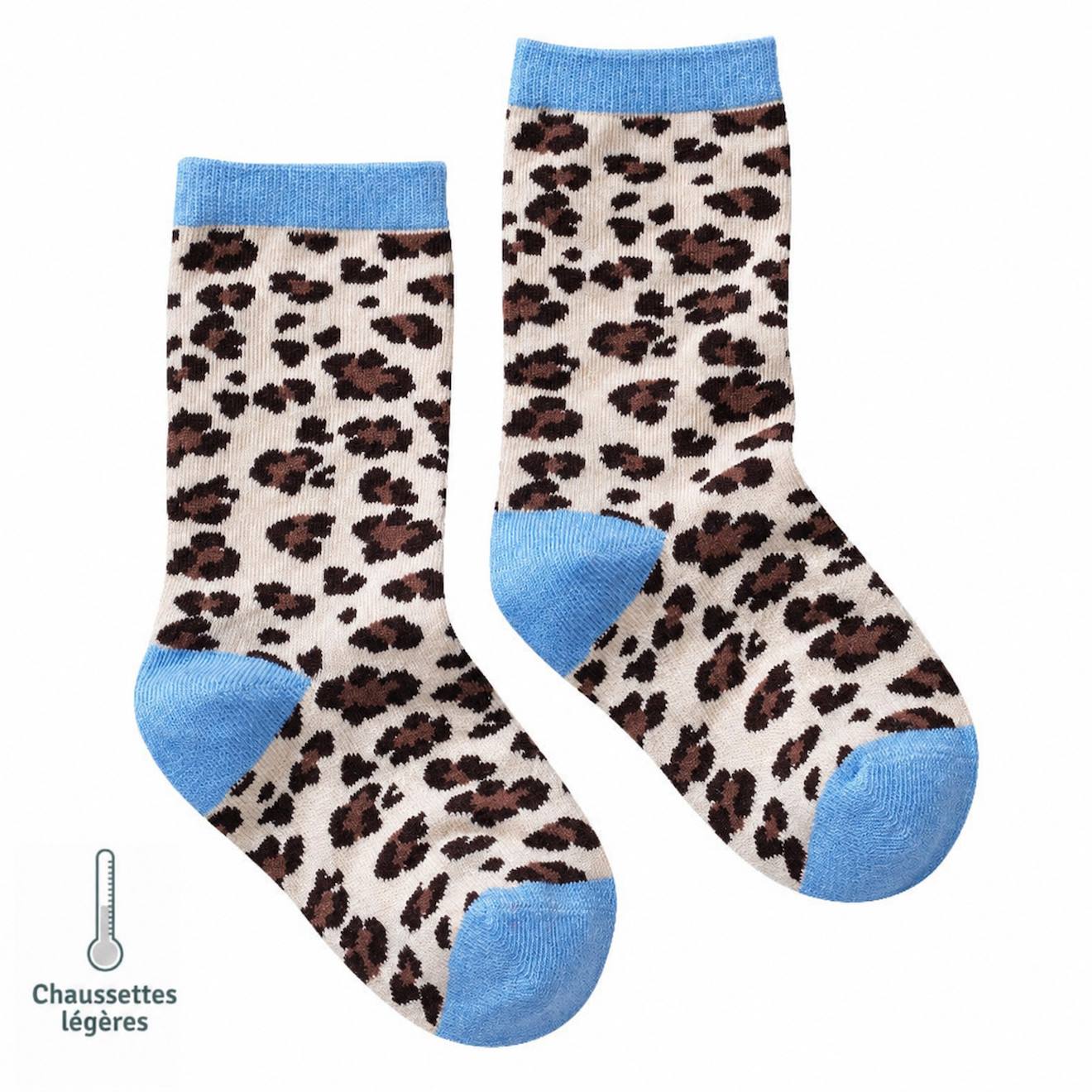 Chaussettes Sans Couture Lopard Beige 8 €