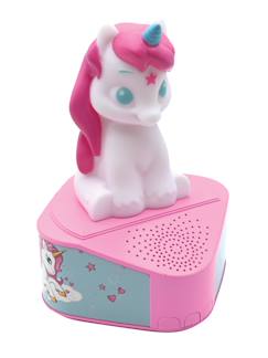 Jouet-Multimédia-Enceinte bluetooth avec figurine lumineuse licorne