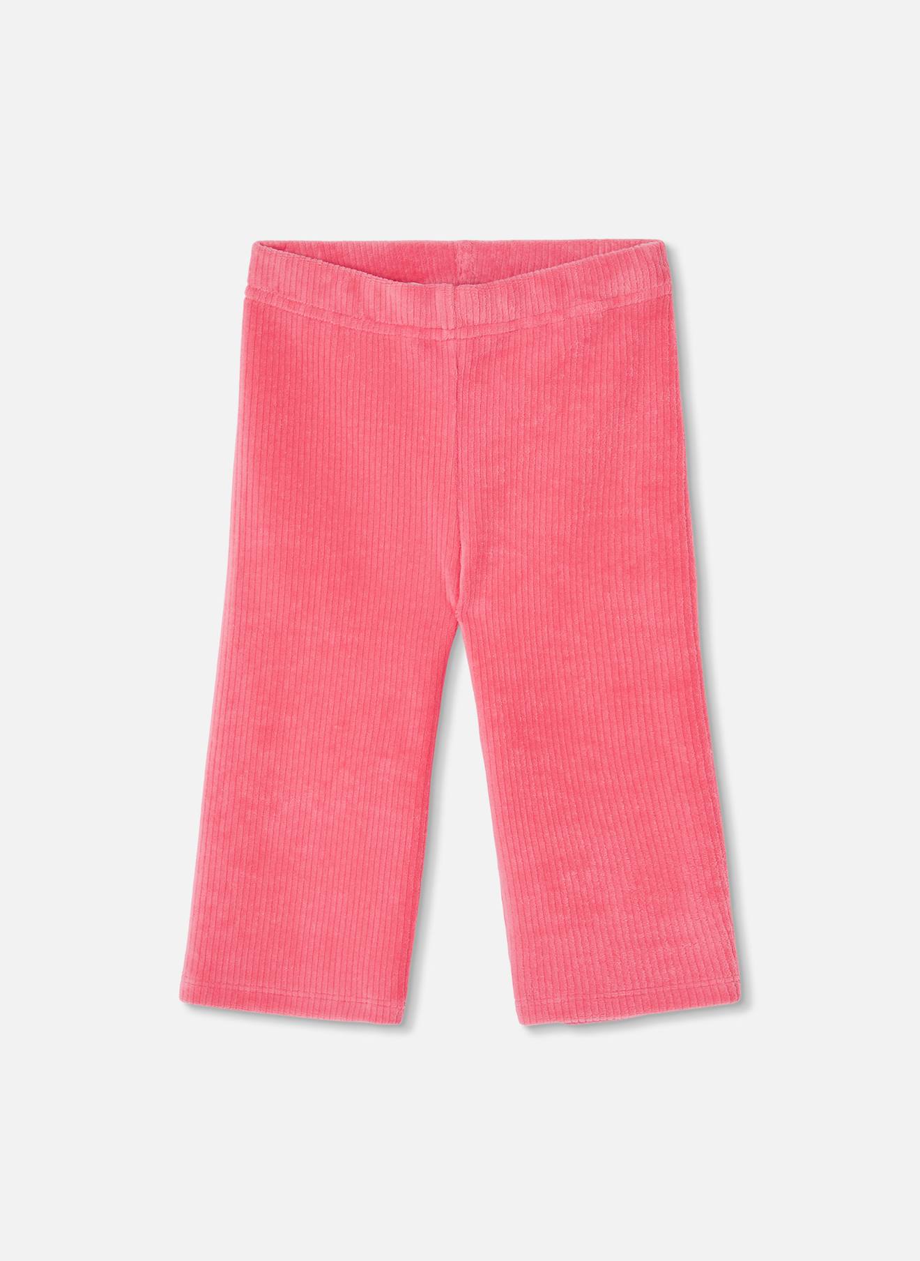 Pantalon Fille En Velours Cotelé Pink