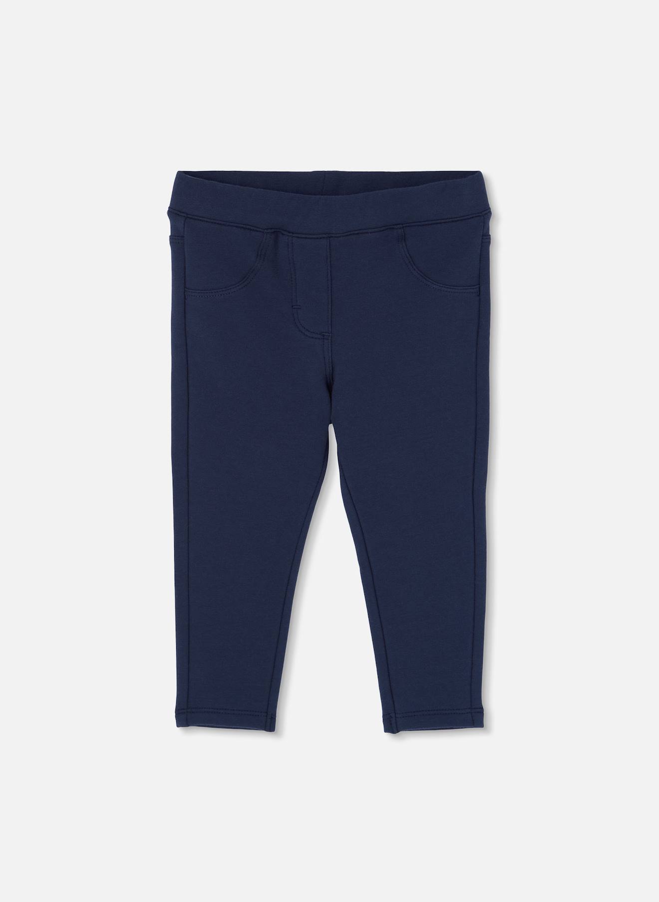 Pantalon Fille En Molleton Bleu