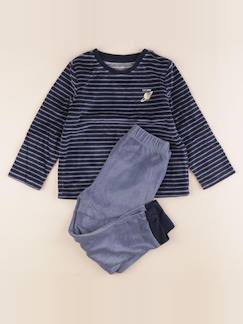 Pyjama velours - 4 ans  - vertbaudet enfant