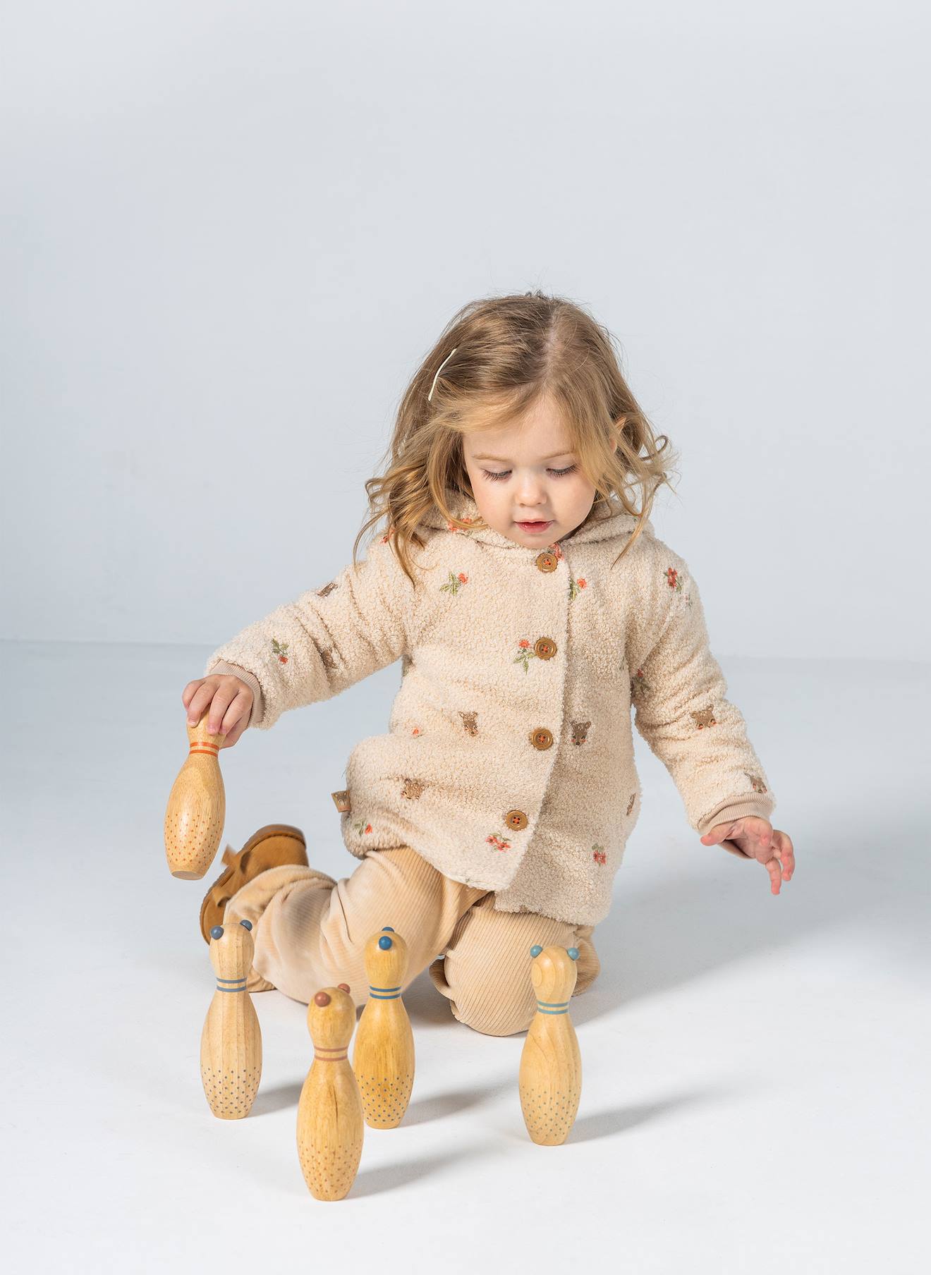 Veste Molleton Bb Broderie Fleurs Blanc 60$