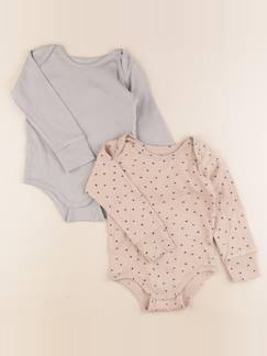 Seconde main-Garçon-Sous-vêtements-Lot de 2 bodies en coton - 24 mois
