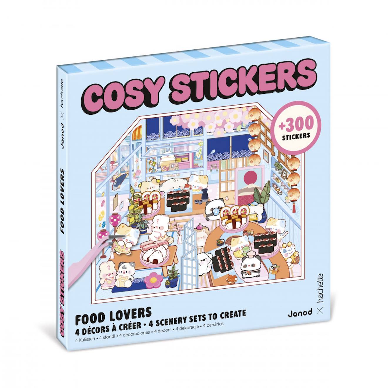 Stickers Cosy Food Lovers Multicolore