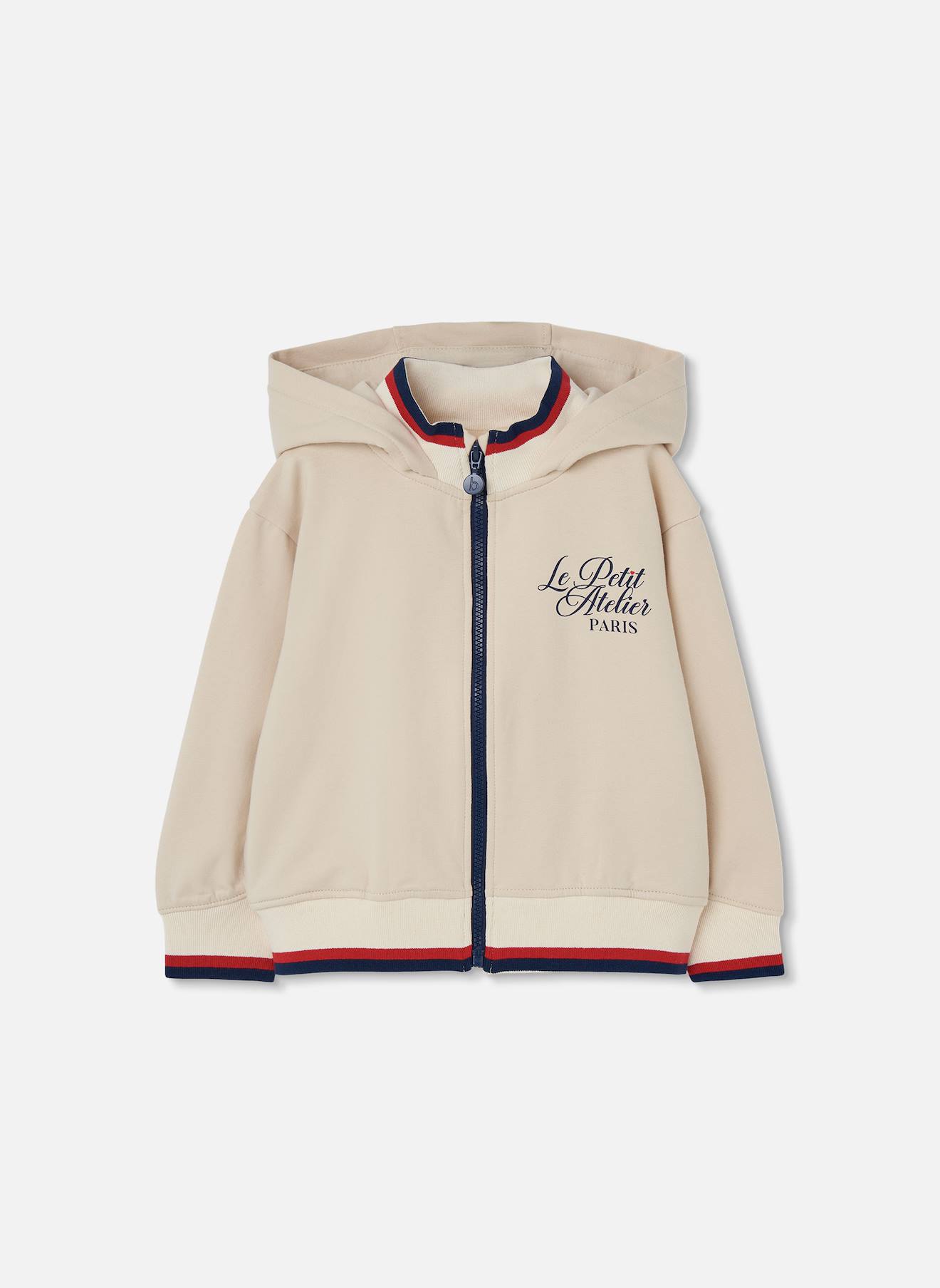 Veste Fille En Molleton À Capuche Blanc