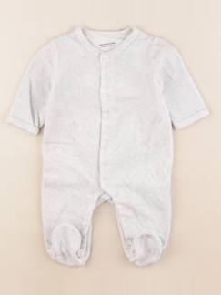 Pyjama velours - 3 mois  - vertbaudet enfant