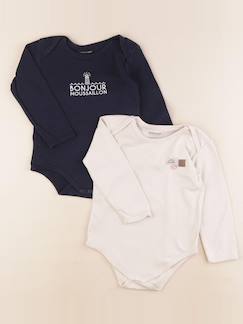 Seconde main-Garçon-Sous-vêtements-Lot de 2 bodies en coton - 36 mois