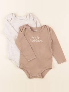 Seconde main-Garçon-Sous-vêtements-Lot de 2 bodies en coton - 24 mois