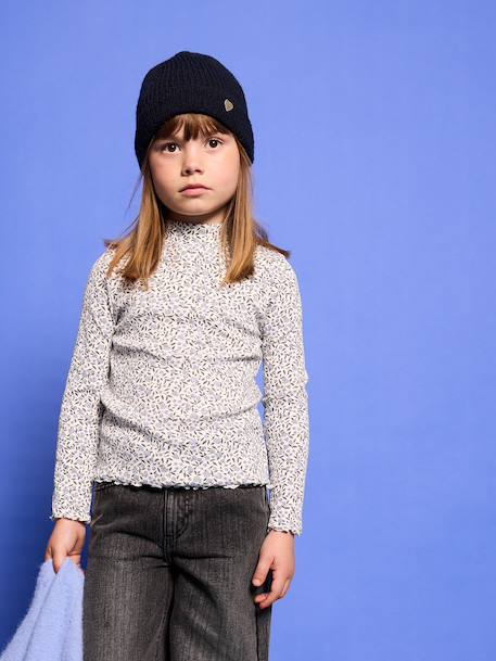 Fille-T-shirt, sous-pull-Sous-pull fille manches longues