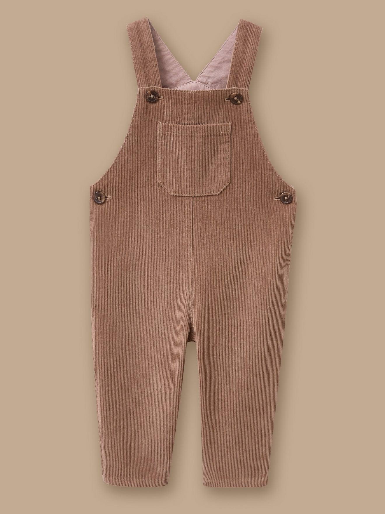 Salopette En Velours Milleraie Bb Sucre Brun 48$