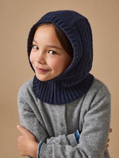 Cagoule torsades fille  - vertbaudet enfant