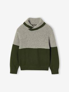 -Pull col snood garçon