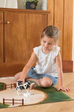 Linge de maison et décoration-Décoration-Tapis de jeu enfant "Centre équestre" - fabriqué en France